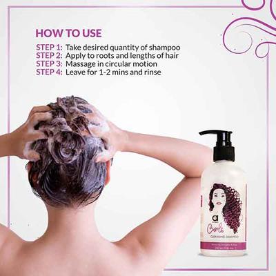 Anveya Curls Cleansing Shampoo 250 ml - Shampoos