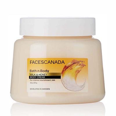 Faces Canada Bath N Body Milk & Honey Body Cream 200 Gm - Day Cream