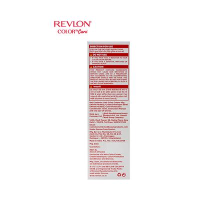 Revlon Color N Care Nourshing Permanent Hair Color Blend of Oil and Shea Butter - 4 Brown 40gm - Crème