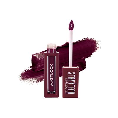 Matt Look Stayxtend Lip Mousse Enriched With Vitamin E & Non Sticky, Wine 'o' clock-10 4 ml - Liquid Lipsticks