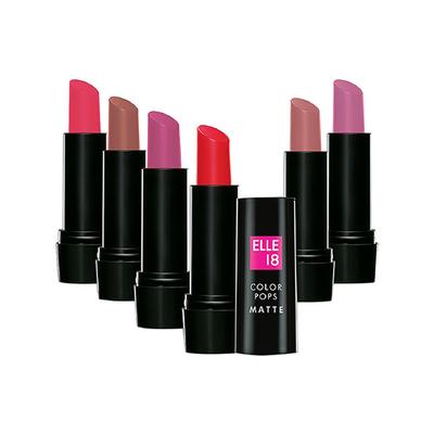 Elle 18 Color Pops Matte Lipstick C61 Pink Berry 4.3 gm - Lipsticks
