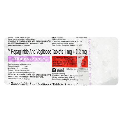 EUREPA V 1/0.2mg Tablet 10's - Diabetes-Ant