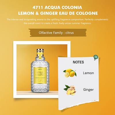 4711 Acqua Colonia Lemon and Ginger EDC 170ml + 50ml 2's - Perfumes (Edt/Edp)