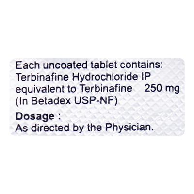 Terbitotal 250mg Tablet 7'S - Fungal Infections-Anf