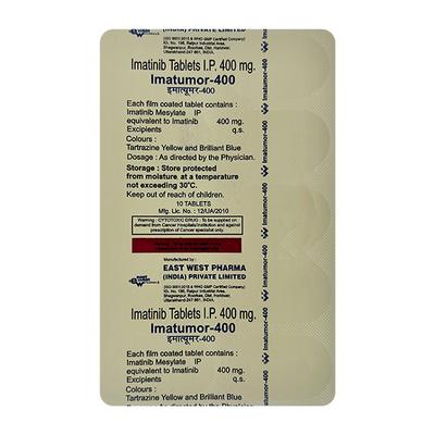 Imatumor 400mg Tablet 10'S - Cancer Oncology-Tar