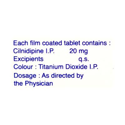 TORCILIN 20mg Tablet 10's - Hypertension-Cal