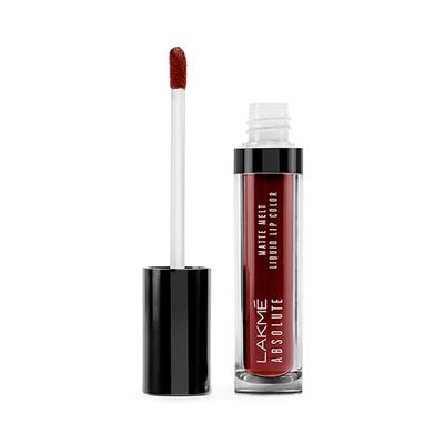 Lakme Absolute Matte Melt Liquid Lip Color Red Vibe 6 Ml - Liquid Lipsticks