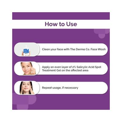 The Derma Co. 2 Percent Salicylic Acid Spot Treatment Gel 30 ml - Bb & Cc Creams