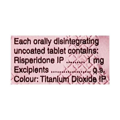 Risnia MD 1mg Tablet 10'S - Psychosis-Ans
