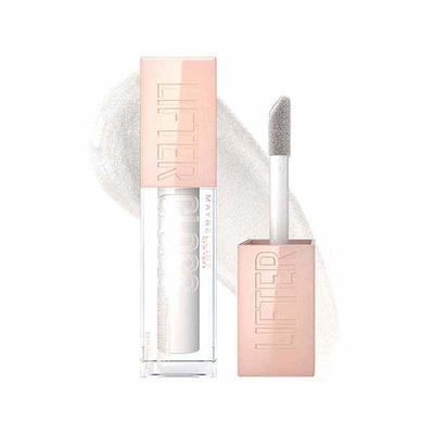 Maybelline New York Lifter Gloss Moisturizing, Tinted Lip Gloss With Hyaluronic Acid, Pearl 5.4 ml - Lip Glosses