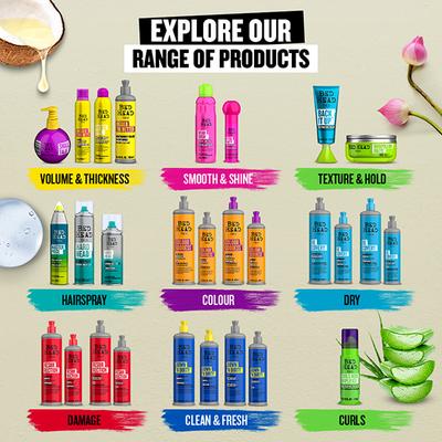 Bed Head Tigi Hard Head Hair Spray with Extreme Hold and Natural Shine Finish 100 ml - Hair Sprays & Mists