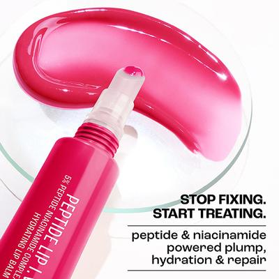 Lakme Peptide Lip IV, Hydrating Lip Balm, Peptalk Pink 10 g - Lip Balms