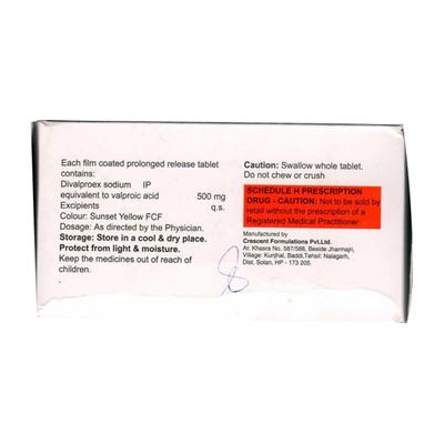 DIVALEX OD 500 Tablet 10's - Epilepsy/Convulsion-Ant