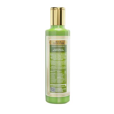 KHADI NATURAL ALOEVERA SEABUCKTHORN CLEANSER/SHAMPOO SULPHATE PARABEN FREE 210 ml - Shampoos