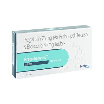 PREGABANYL ET Tablet 10's - Epilepsy/Convulsion-Dru