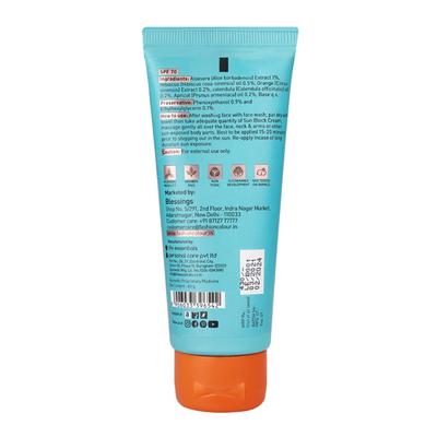 Fashion Colour Sun Block Cream Spf 70 60 gm - Face Sunscreen