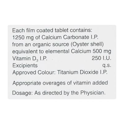 Ossivite 500mg Tablet 15'S - Supplements-Cal