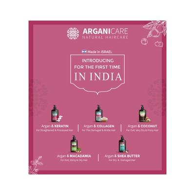 Arganicare Organic Argan oil and Keratin Shampoo 400 ml - Shampoos