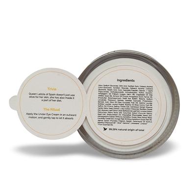 Tvam Under Eye Cream - Olive 50 gm - Under Eye Creams & Serums