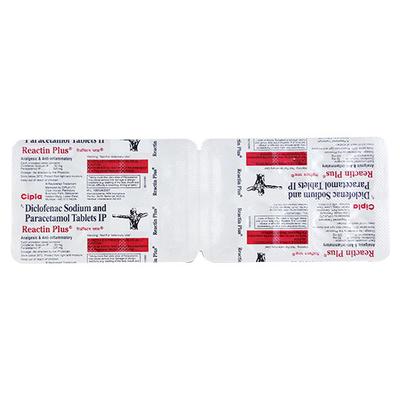 Reactin Plus Tablet 10'S - Pain relief-Nsa