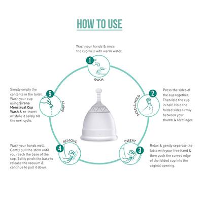 Sirona Premium Reusable Menstrual Cup -Small - Menstrual Cups