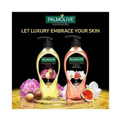 Colgate-Palmolive, Palmolive Body Wash Luminous Oils Invigorating Bottle, Shower Gel with 100% Natural Extracts 750 ml - Shower Gels & Body Wash