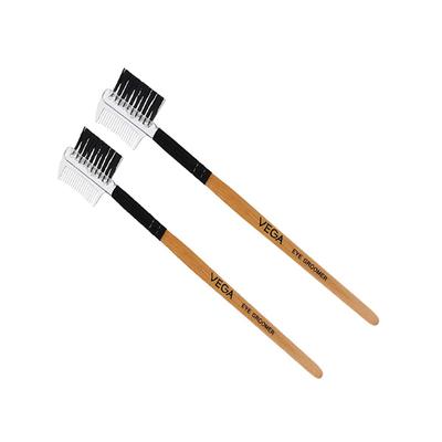 Vega Eye Groomer, Wooden Color 2's - Eye Brush