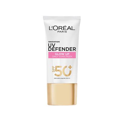 Loreal Paris UV Defender Serum Protector SPF 50+ PA++++, Bright & Clear with Niacinamide 50ml - Face Sunscreen