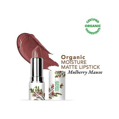 Organic Harvest Moisture Matte Lipstick - Mulberry Mauve 4 gm - Lipsticks