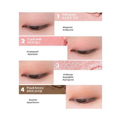 Rom&Nd Better Than Eyes W02 Dry Peach Blossom 6.5 gm - Eye Shadow Palettes