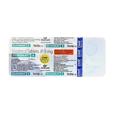 SILOGREAT 8 Tablet 10's - Bladder And Prostate Disorders-Dru