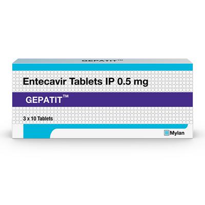 GEPATIT 0.5mg Tablet 10's - Viral infections-Ant