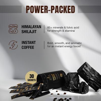 Bargad Shilajit Coffee Sachets 30's - Speciality Medicines