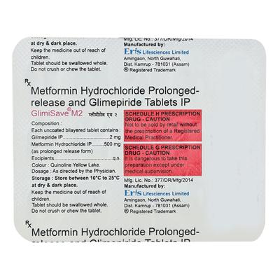 Glimisave M2 Tablet 15'S - Diabetes-Ant