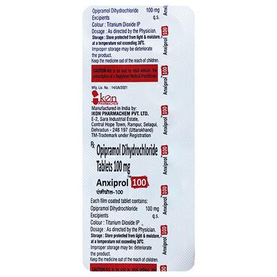 ANXIPROL 100 Tablet 10's - Depression-Ant