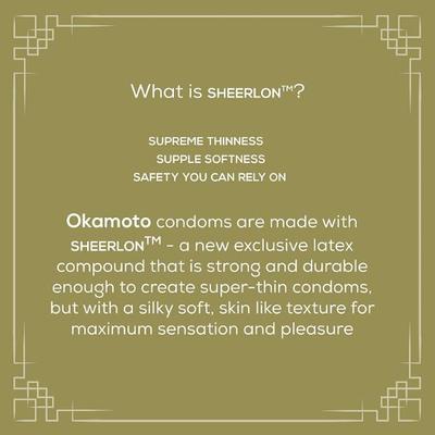 Okamoto 003 Real Fit Condoms 3's - Plain/Flavoured Condoms