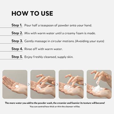 Tirtir Hydro Boost Enzyme Powder Wash 75 gm - Face Washes