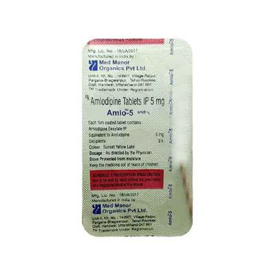 AMLO 5 Tablet 15's - Hypertension-Cal