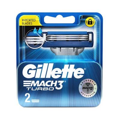 Gillette Mach 3 Turbo Cartridge - 2's - Razors & Cartridges