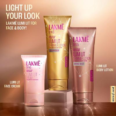 Lakme Lumi Lit Summer Lotion Golden Glaze 100 gm - Face Moisturizers