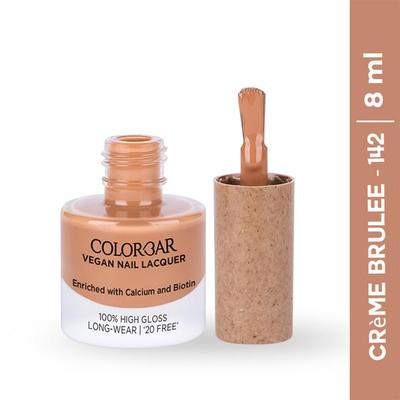 Colorbar Vegan Nail Lacquer-Creme Brulee-142 8 ml - Nail Polish