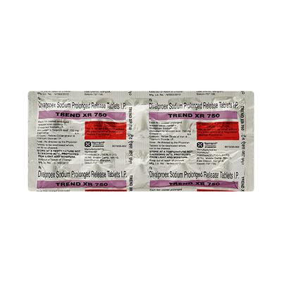 Trend XR 750mg Tablet 10'S - Epilepsy/Convulsion-Ant