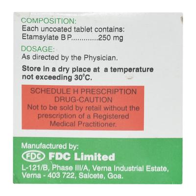 Ethasyl 250mg Tablet 10'S - Bleeding Disorders-Hae