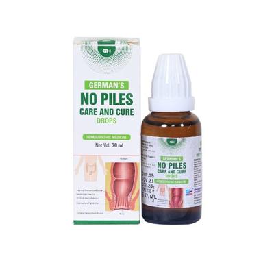 German's No Piles Care and Cure Drops 30 ml - Homeopathic Drops