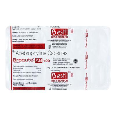 BROQUTE AB 100 Capsule 10's - Asthma/COPD-Ast