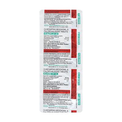 Olmark CT 40mg Tablet 10'S - Hypertension-Ang