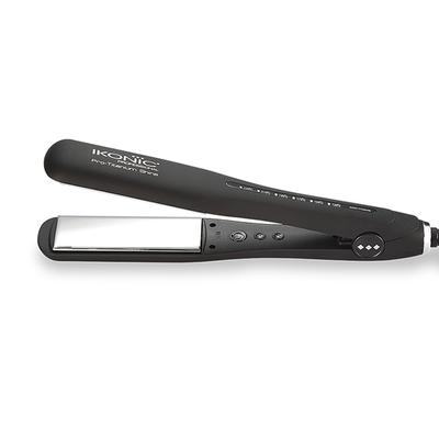 Ikonic Hair Straightener - Pro Titanium Shine Black & Silver 982 ml - Straighteners