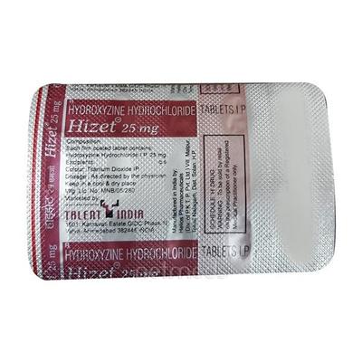 Hizet 25mg Tablet 15'S - Anxiety-Anx