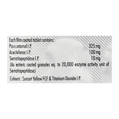 Nicoace SP Tablet 10'S - Pain relief-Nsa