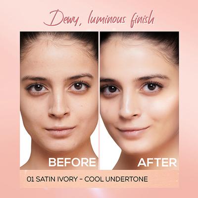 Renee Cosmetics Lumi Glow Highlighting Foundation Satin Ivory 30 ml - Foundation